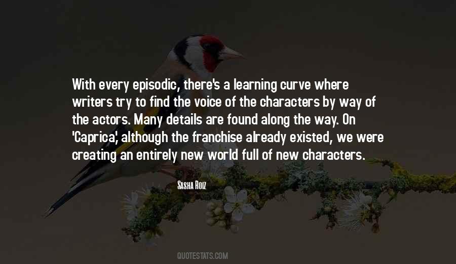 Quotes About Creating Characters #1619940