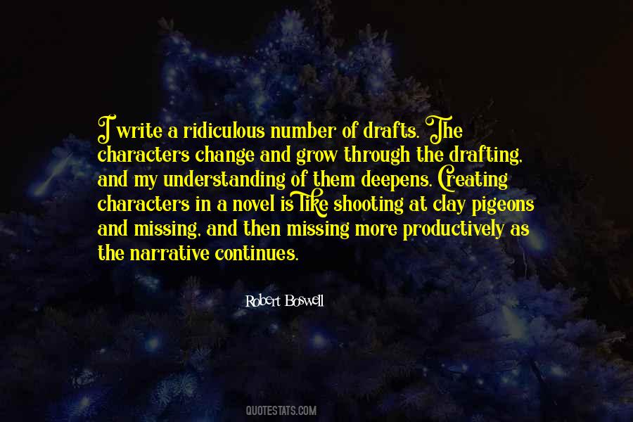 Quotes About Creating Characters #693901