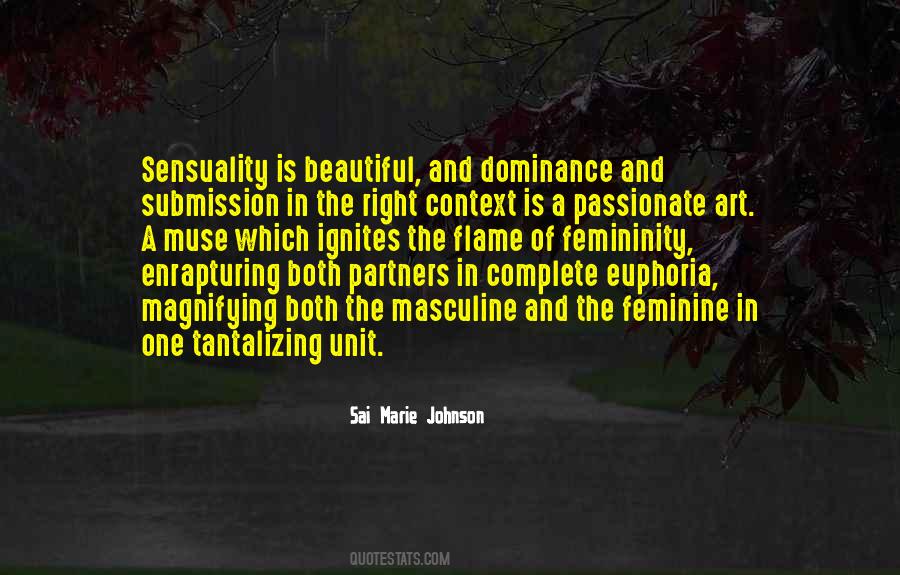 Masculine Feminine Quotes #1110614