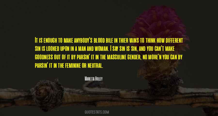 Masculine Feminine Quotes #1178620