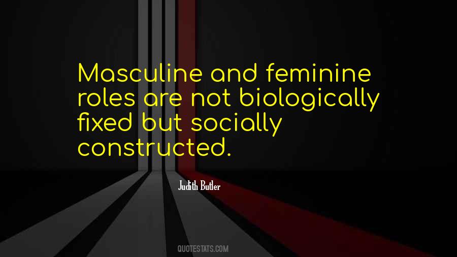 Masculine Feminine Quotes #12906