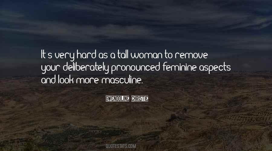 Masculine Feminine Quotes #306123
