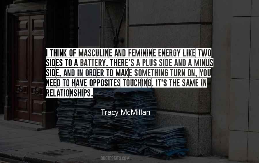 Masculine Feminine Quotes #551647
