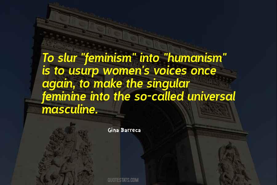 Masculine Feminine Quotes #84232