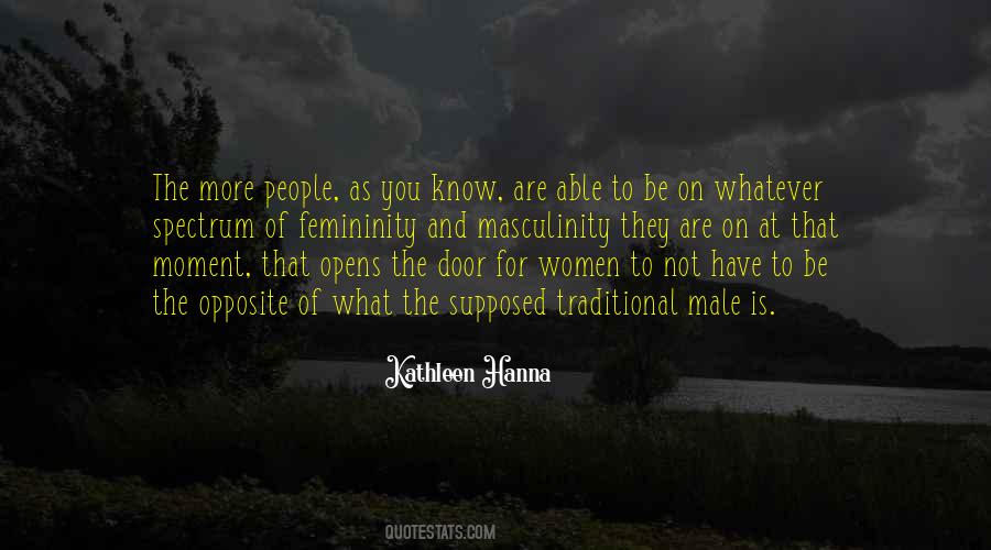 Masculinity And Femininity Quotes #472739