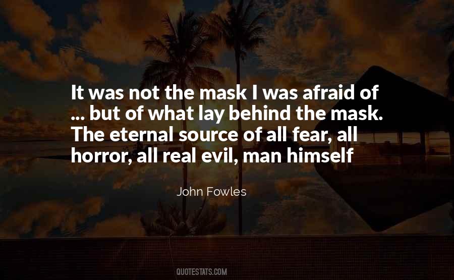 Mask Man Quotes #1238374