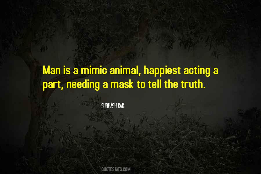 Mask Man Quotes #305821