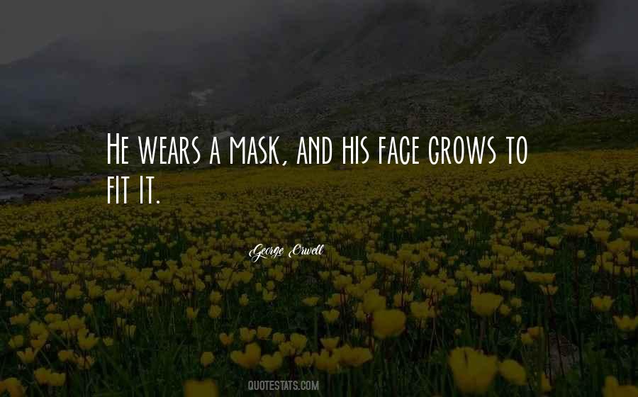 Mask Man Quotes #352400