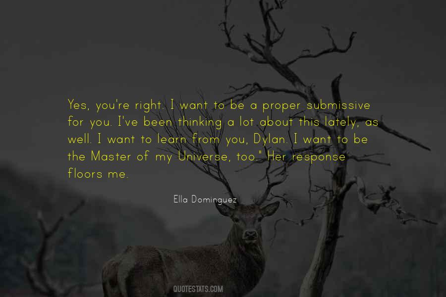 Submissive to you