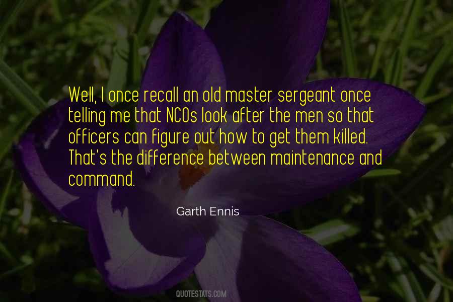 Master Sergeant Quotes #969527