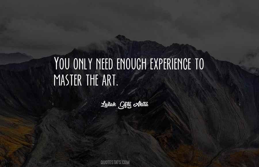 Master The Art Quotes #1656411