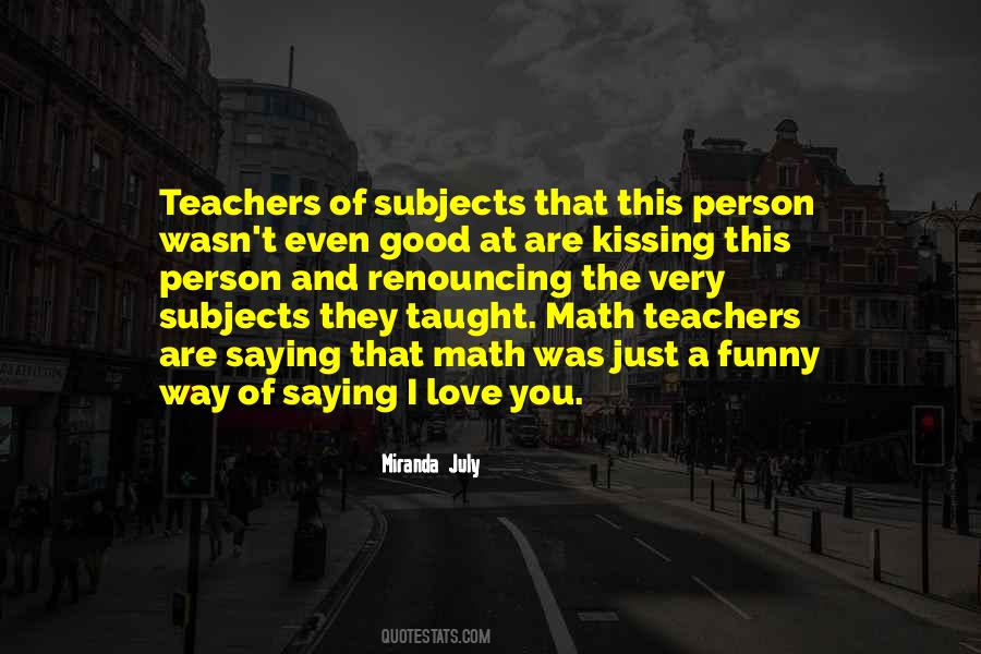 Math Love Quotes #1594739