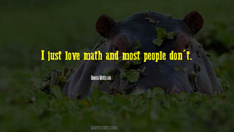 Math Love Quotes #820723