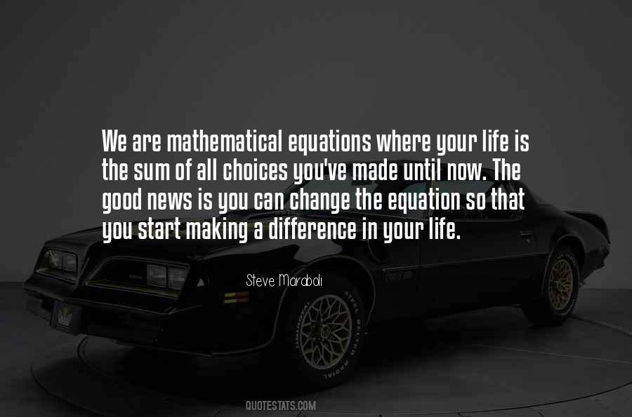 Mathematical Equation Quotes #1219543