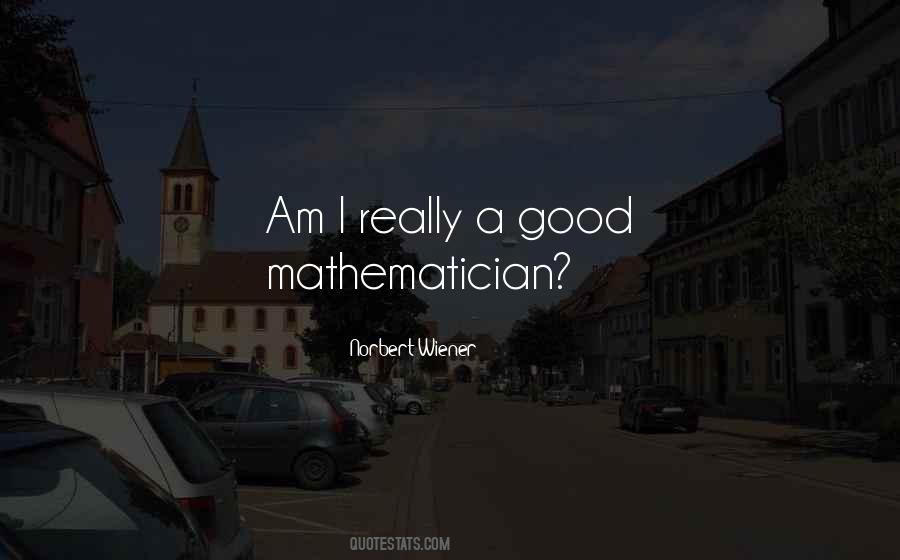 Mathematician Quotes #1240511