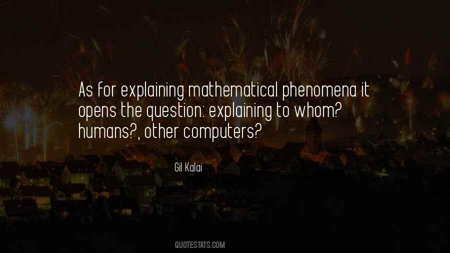 Mathematics And Computer Science Quotes #1135189