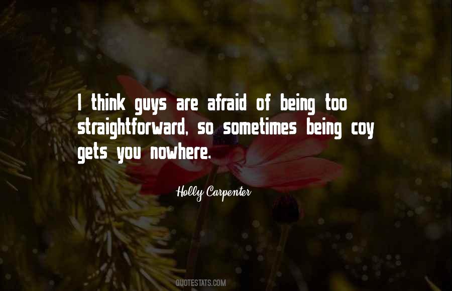 Quotes About Coy #642701