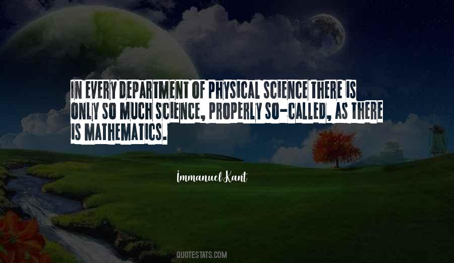 Mathematics Science Quotes #615095