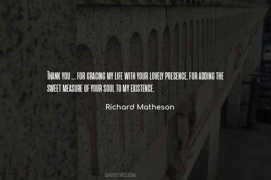 Matheson Quotes #168389