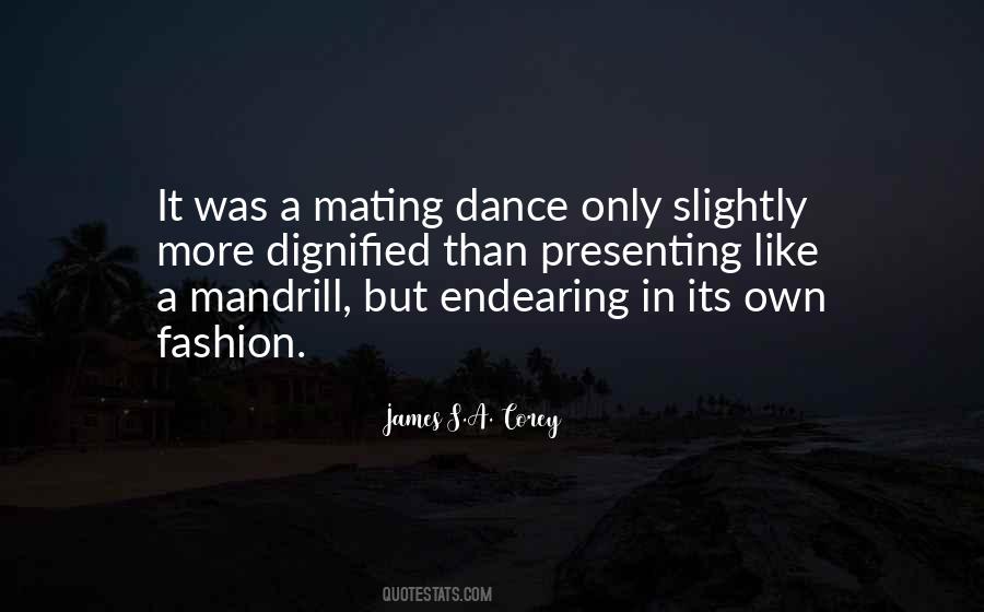 Mating Dance Quotes #1136814