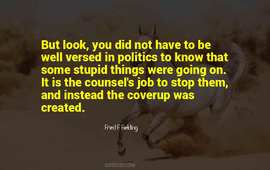 Quotes About Coverup #240316