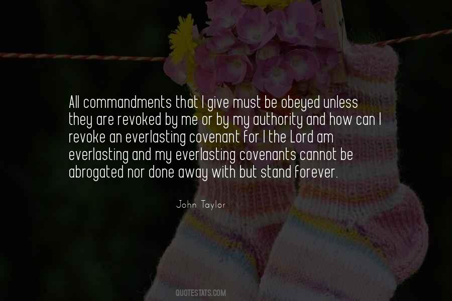 Quotes About Covenants #1303378