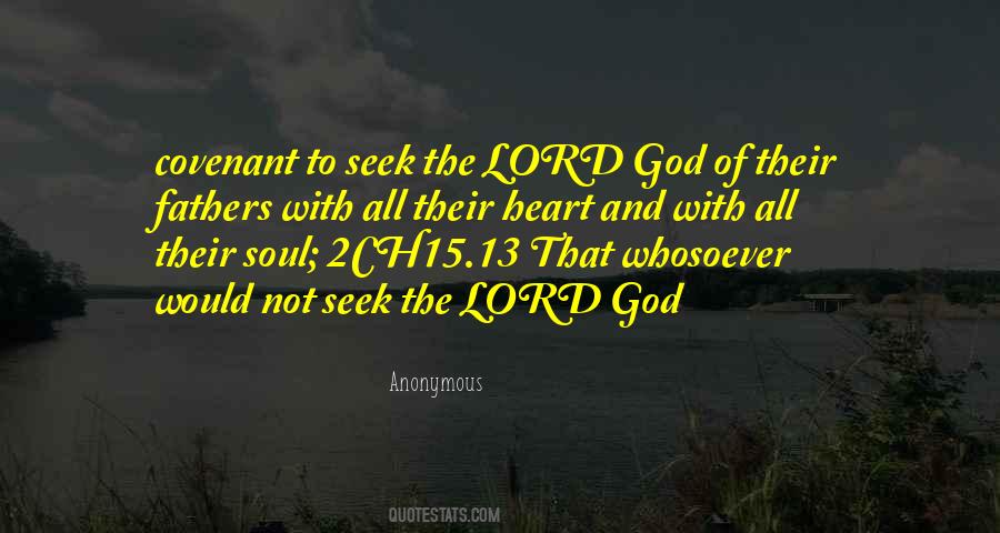 Quotes About Covenant With God #1578328