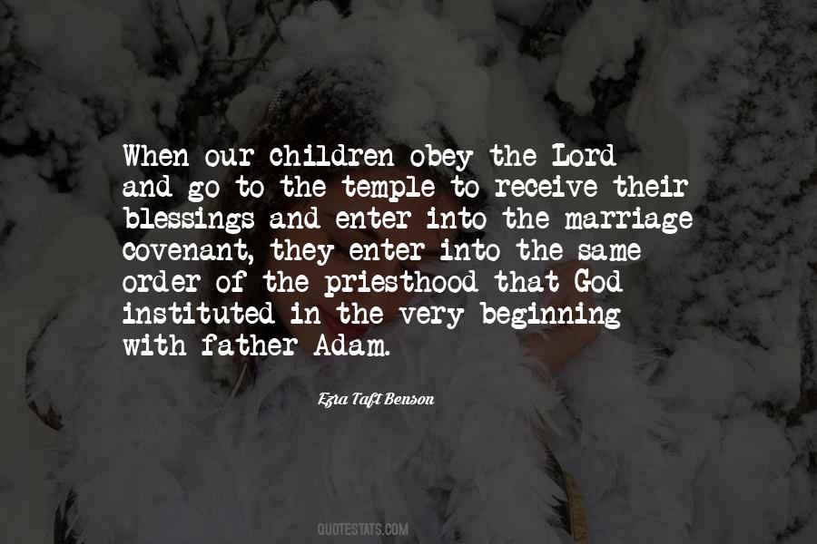 Quotes About Covenant With God #620155