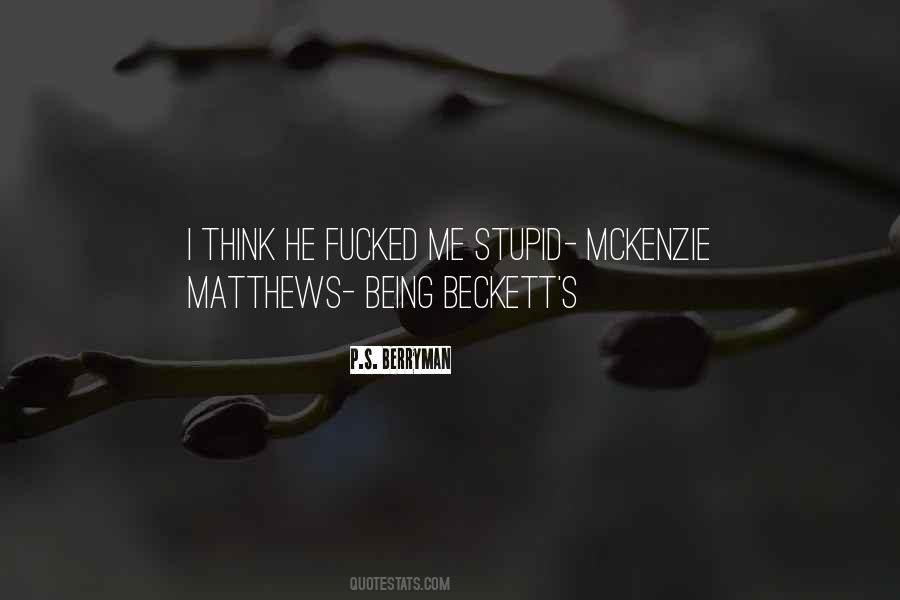 Matthews Quotes #633483