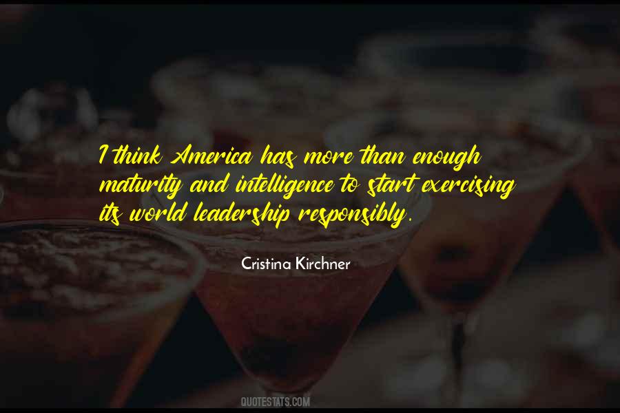 Maturity And Intelligence Quotes #1022508