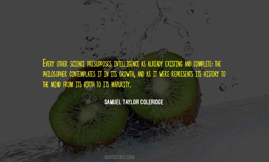 Maturity And Intelligence Quotes #956944