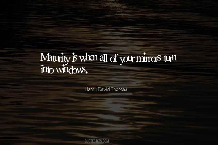 Maturity Comes Quotes #79480