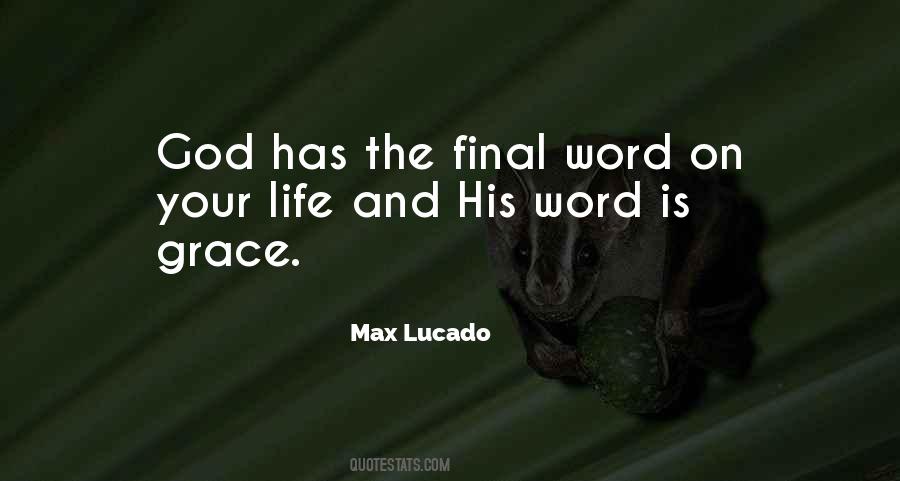 Max Lucado On Grace Quotes #143019