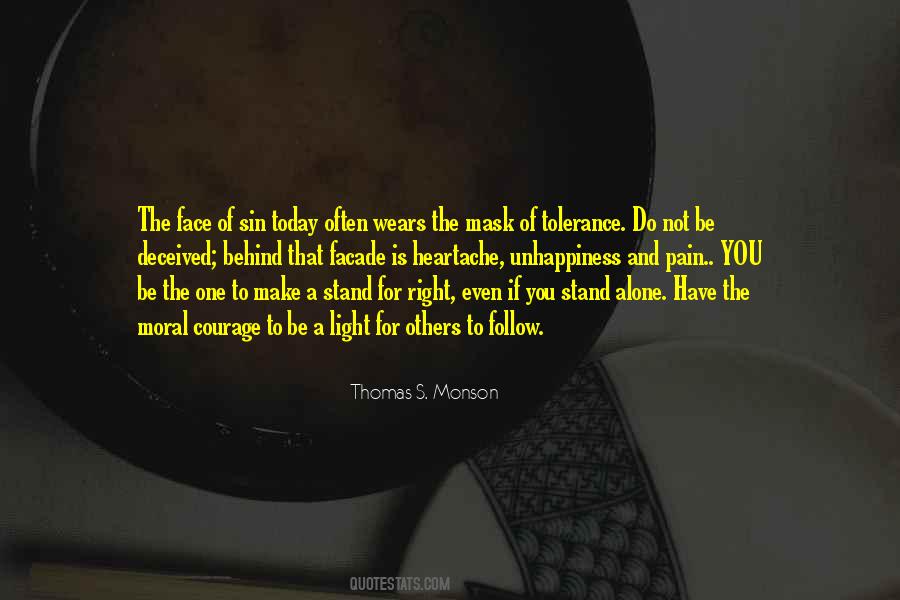 Quotes About Courage To Stand Alone #179253