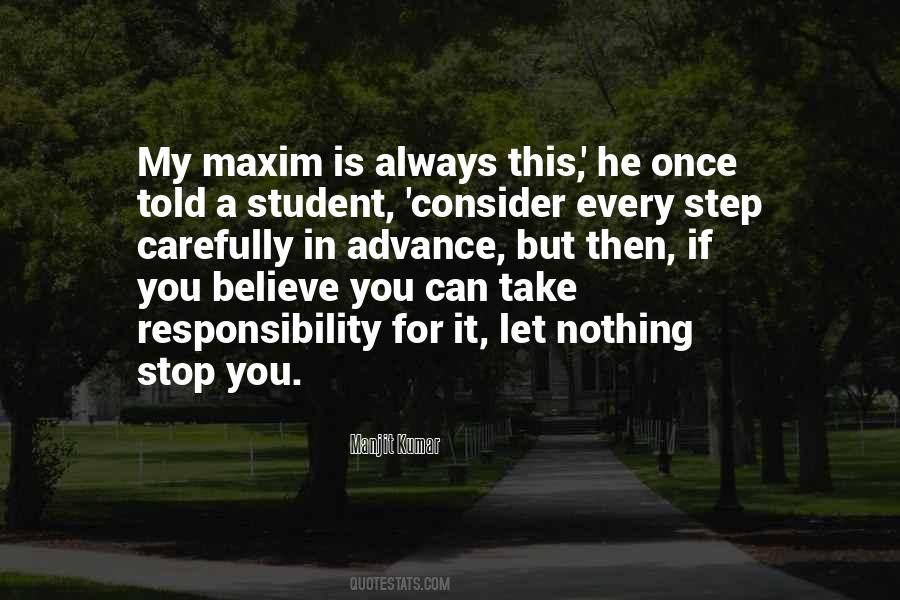 Maxim Quotes #1137610