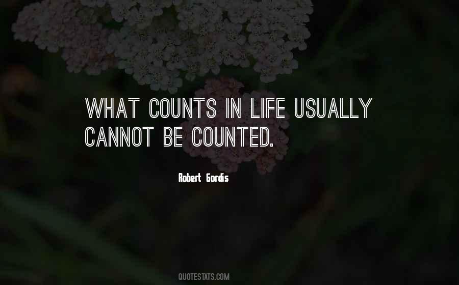 Quotes About Counts #1436177