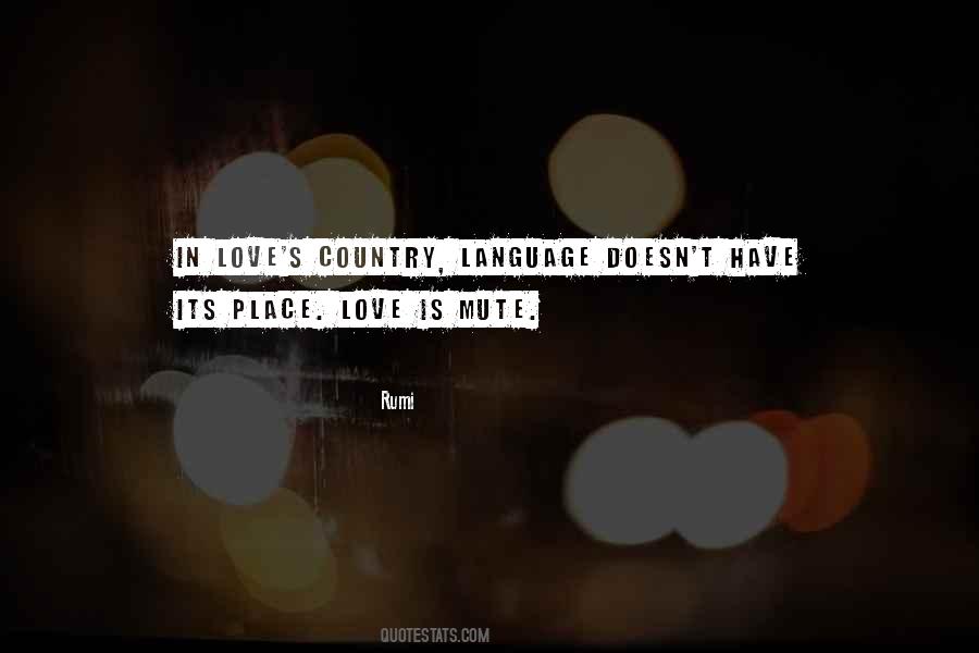 Quotes About Country Love #124422