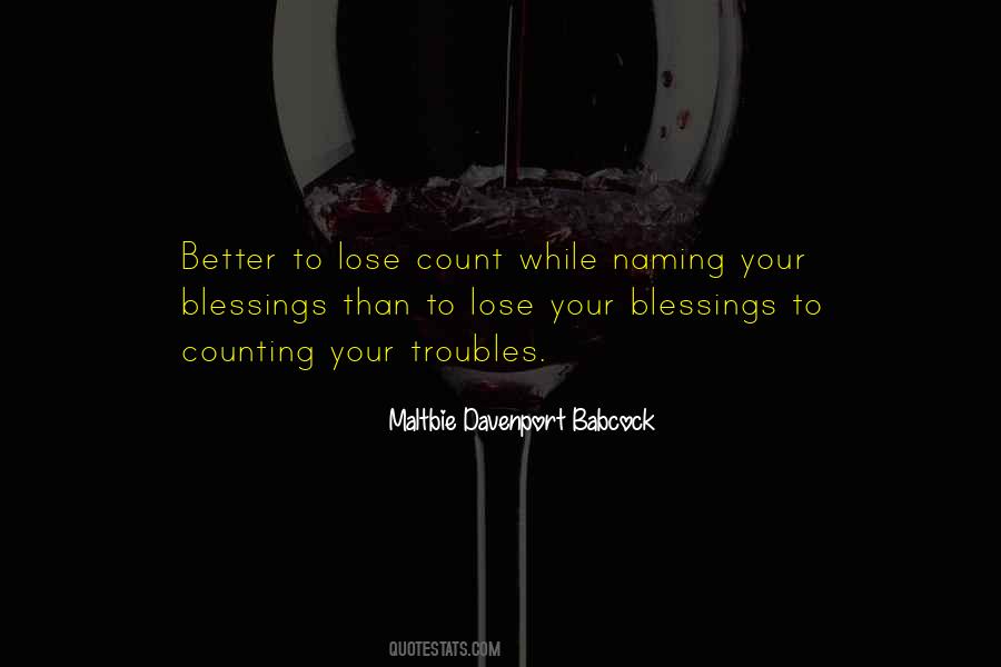 Quotes About Counting Our Blessings #616619