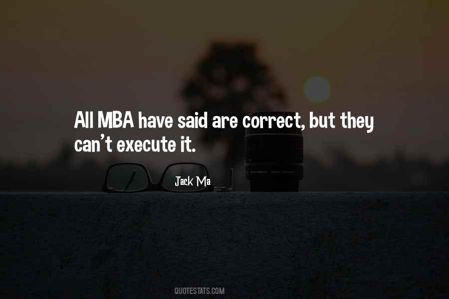 Mba Done Quotes #888908
