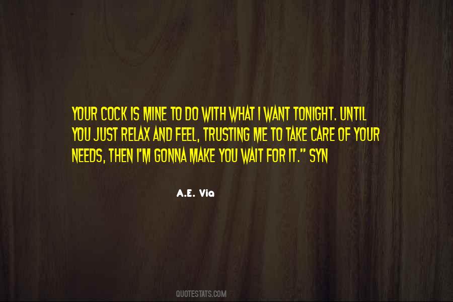 Me And You Tonight Quotes #1302719