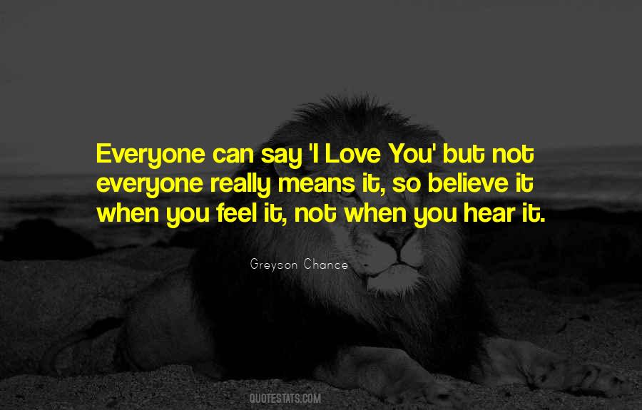 Mean I Love You Quotes #14575