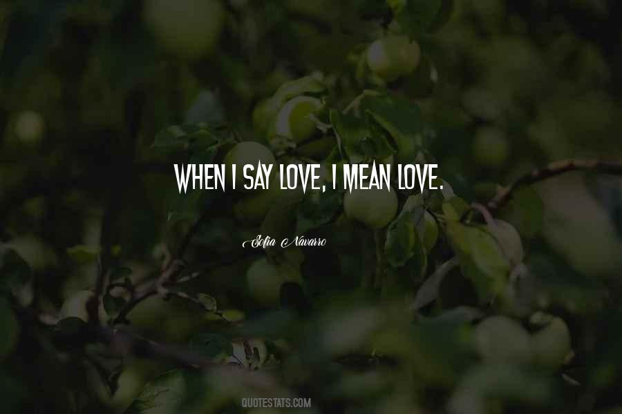 Mean Love Quotes #1740409