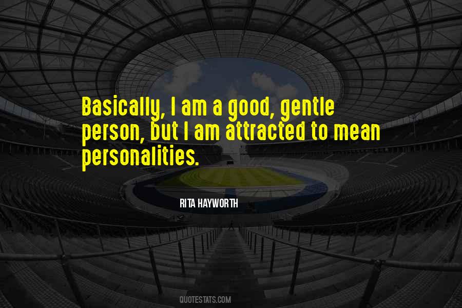 Mean Personality Quotes #374581