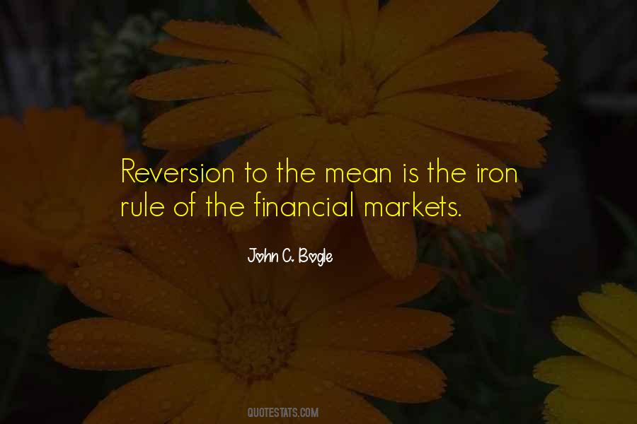 Mean Reversion Quotes #278166