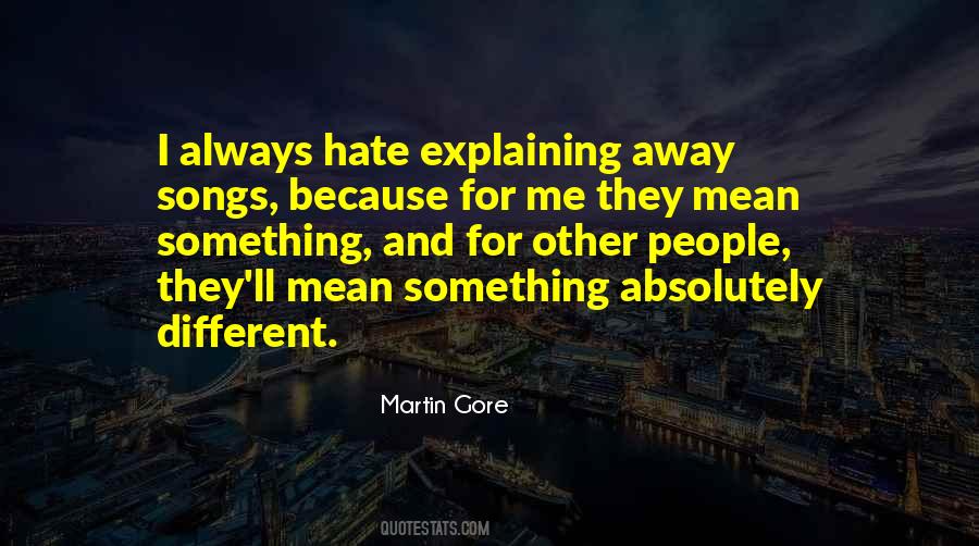 Mean Something Quotes #1249831