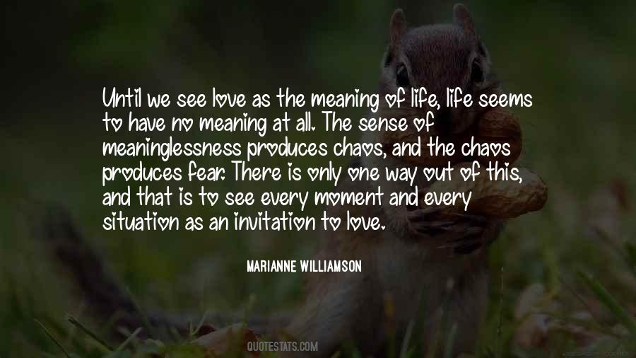 Meaning Of Life Life Quotes #98896