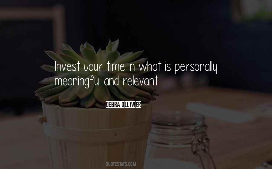 Meaningful Time Quotes #1303626