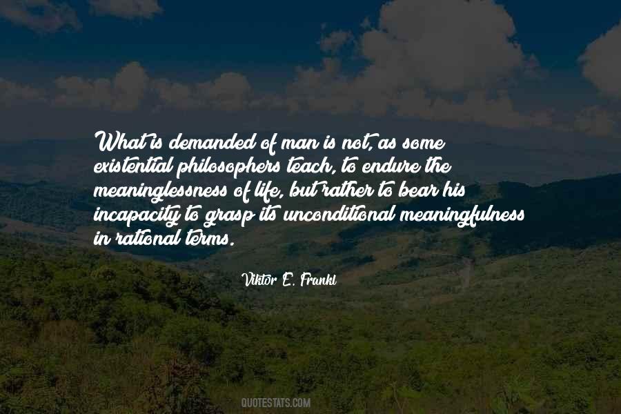 Meaninglessness Of Life Quotes #423879