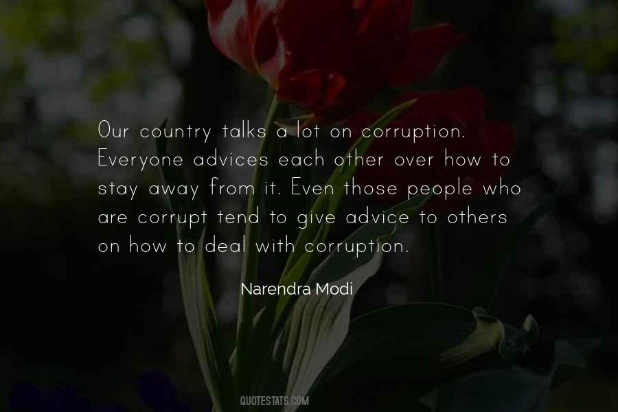 Quotes About Corrupt People #71567