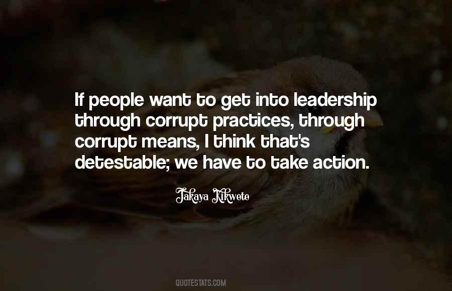 Quotes About Corrupt Leadership #1729482